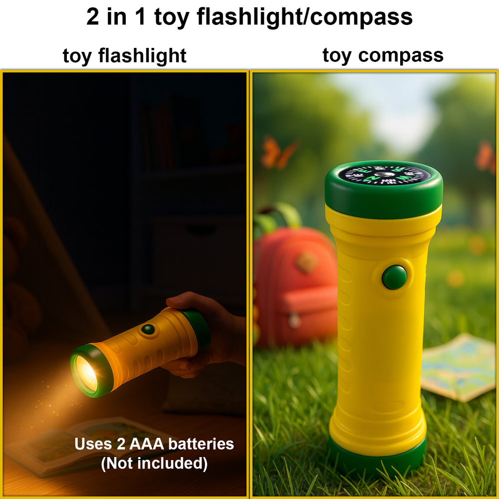 
                  
                    Kids camping toys essentials - toy friction fire starting and explorer kit
                  
                