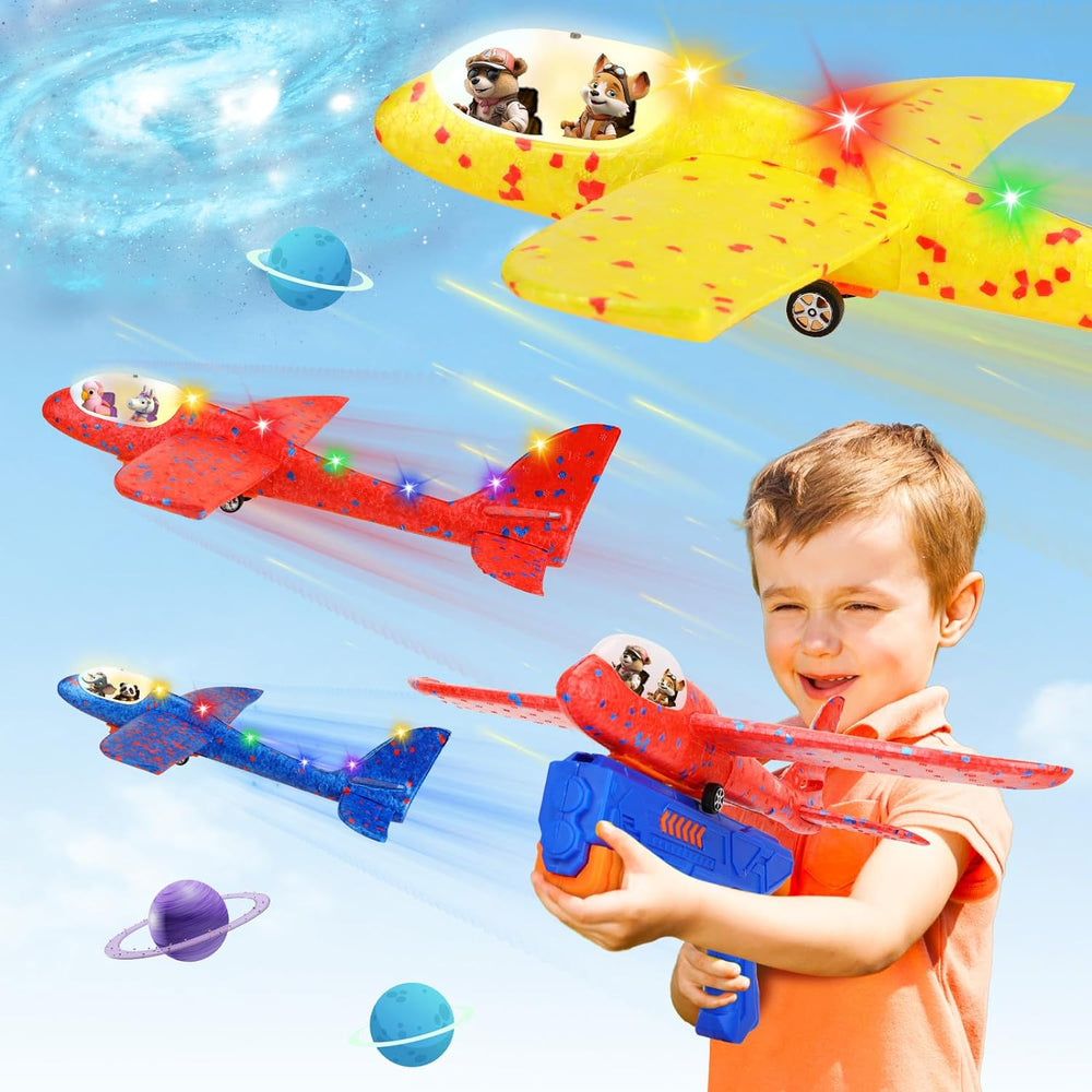 Warriors of The Universe Airplane Launcher - 3PK airplanes and 1 launcher - Kidz-Adventure.com