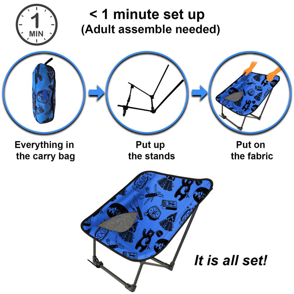 
                  
                    Adventure theme camping chair - kids size (6+)
                  
                