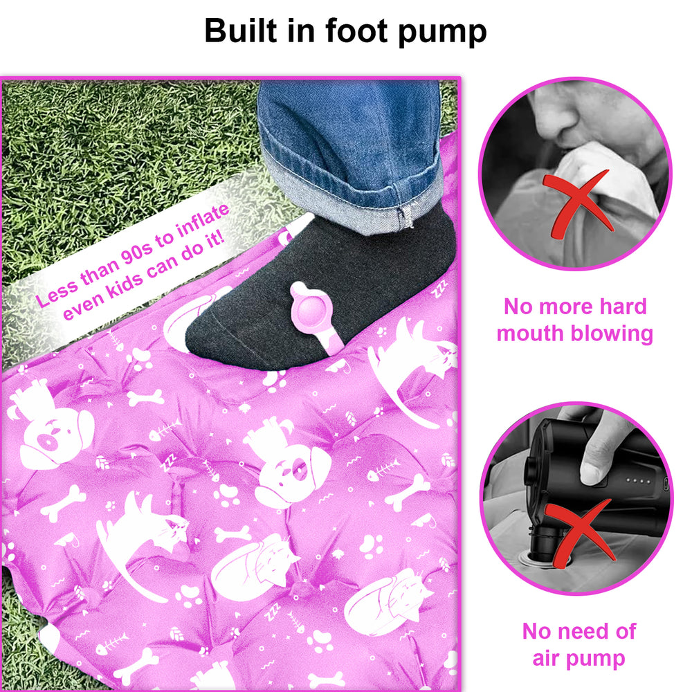 
                  
                    Inflatable Sleeping pad for Kids - Pink
                  
                