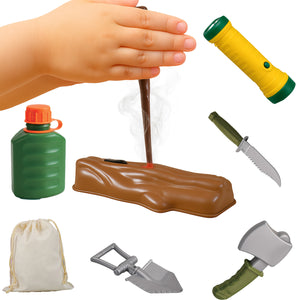 
                  
                    Kids camping toys essentials - toy friction fire starting and explorer kit
                  
                