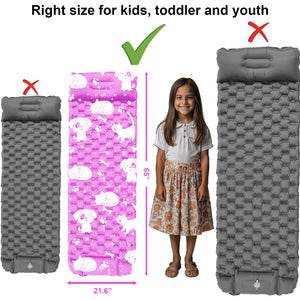 
                  
                    Inflatable Sleeping pad for Kids - Pink
                  
                