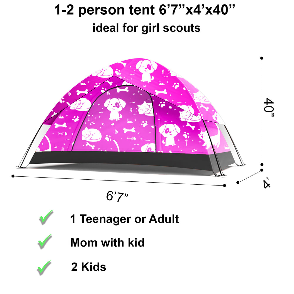 
                  
                    Best friends theme 2 in 1 Kids Play Tent/Kids Tent for Camping - Double layer waterproof
                  
                