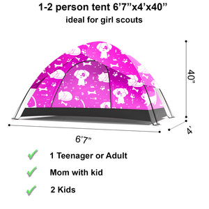 
                  
                    Best friends theme 2 in 1 Kids Play Tent/Kids Tent for Camping - Double layer waterproof
                  
                