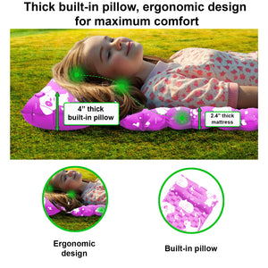 
                  
                    Inflatable Sleeping pad for Kids - Pink
                  
                