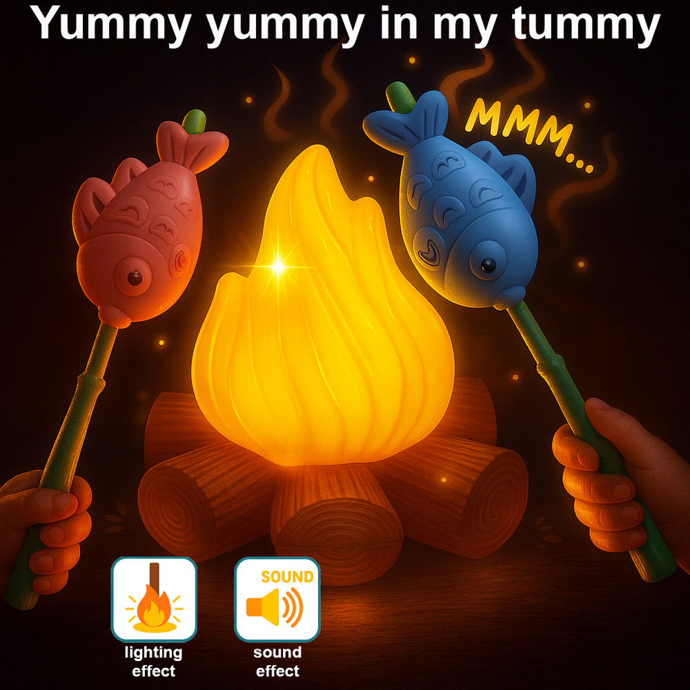 
                  
                    Kids camping toys essentials - campfire and grill set
                  
                