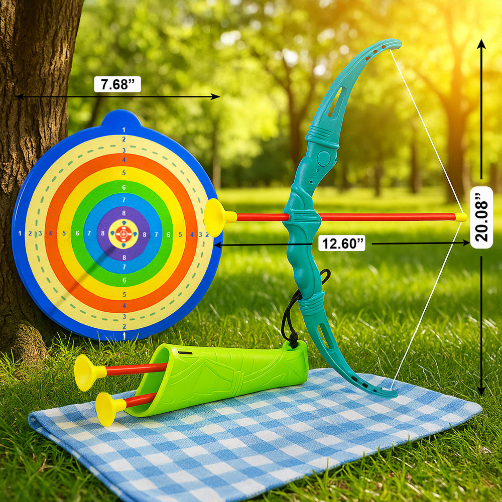 
                  
                    Kids camping toys essentials - campfire, BBQ grill set and arrow/bow game set
                  
                