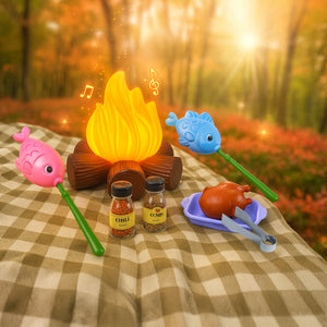 
                  
                    Kids camping toys essentials - campfire and grill set
                  
                