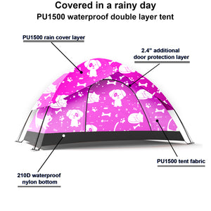 
                  
                    Best friends theme 2 in 1 Kids Play Tent/Kids Tent for Camping - Double layer waterproof
                  
                